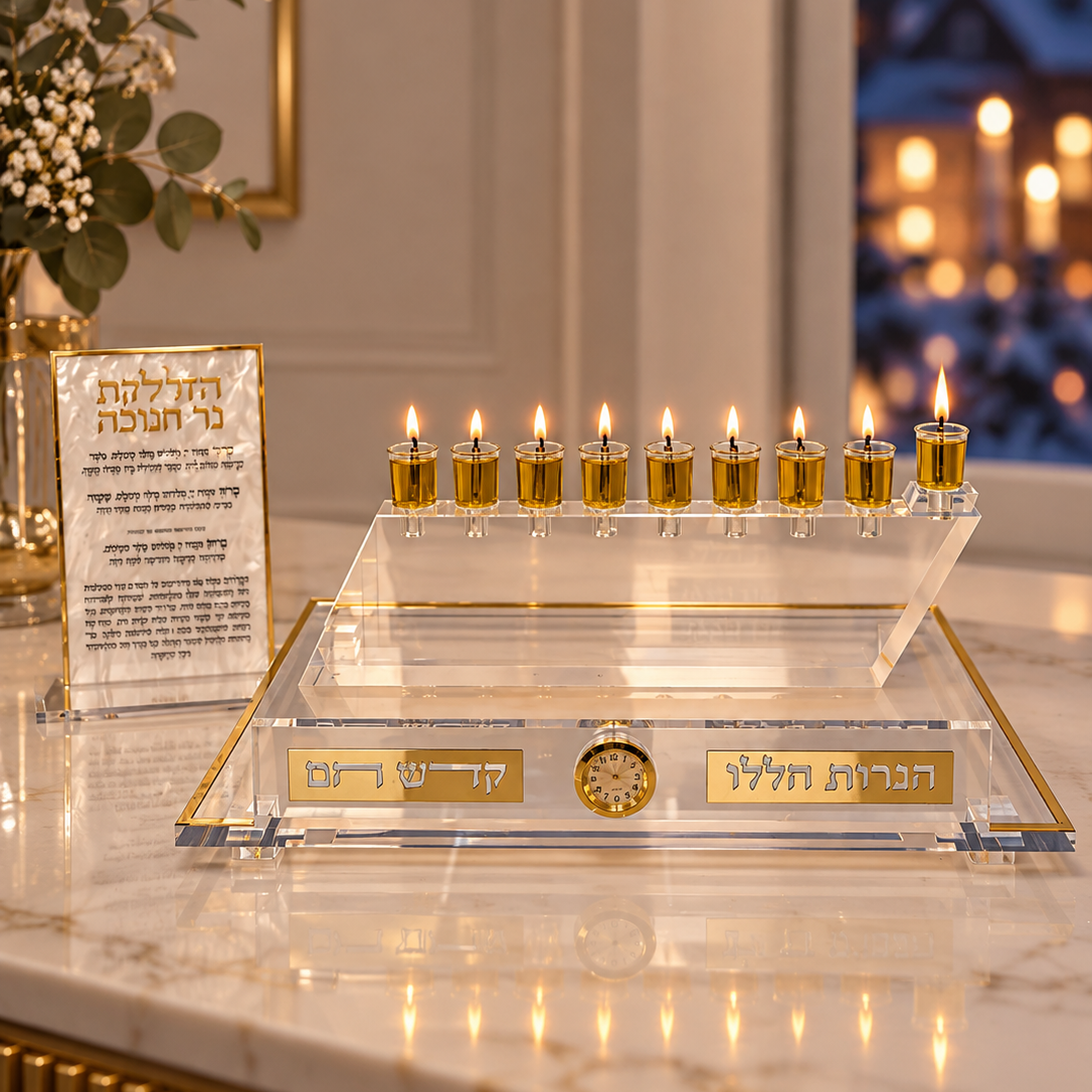 How to Decorate for Chanukah: Modern Menorah Displays & Elegant Table Ideas