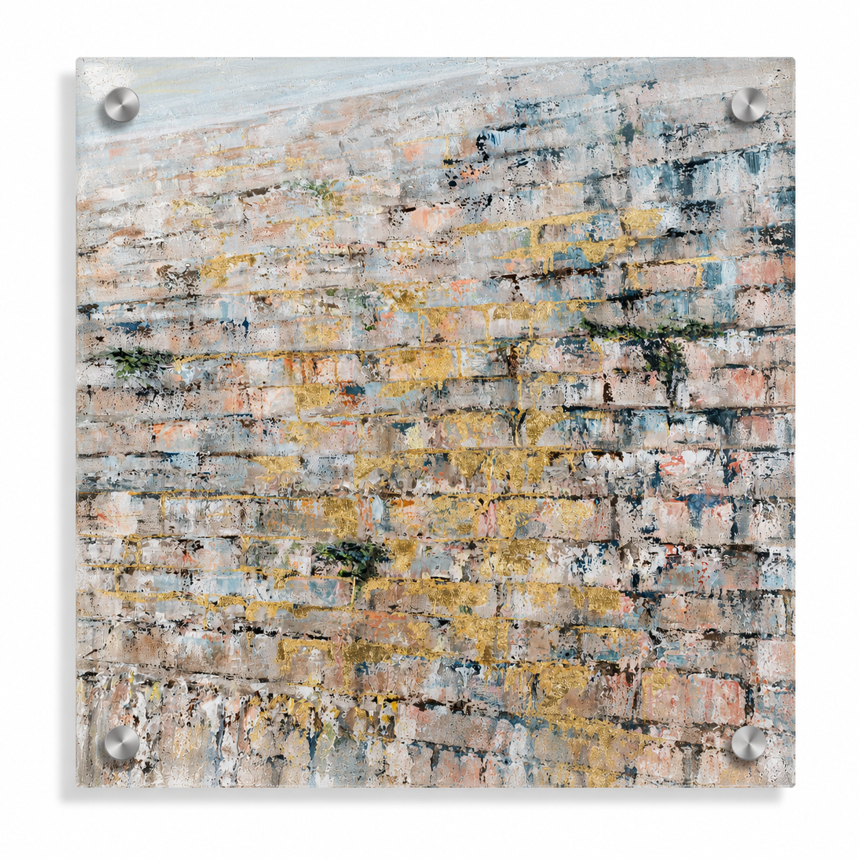 Abstract Kosel art piece with on a white background - Zstander