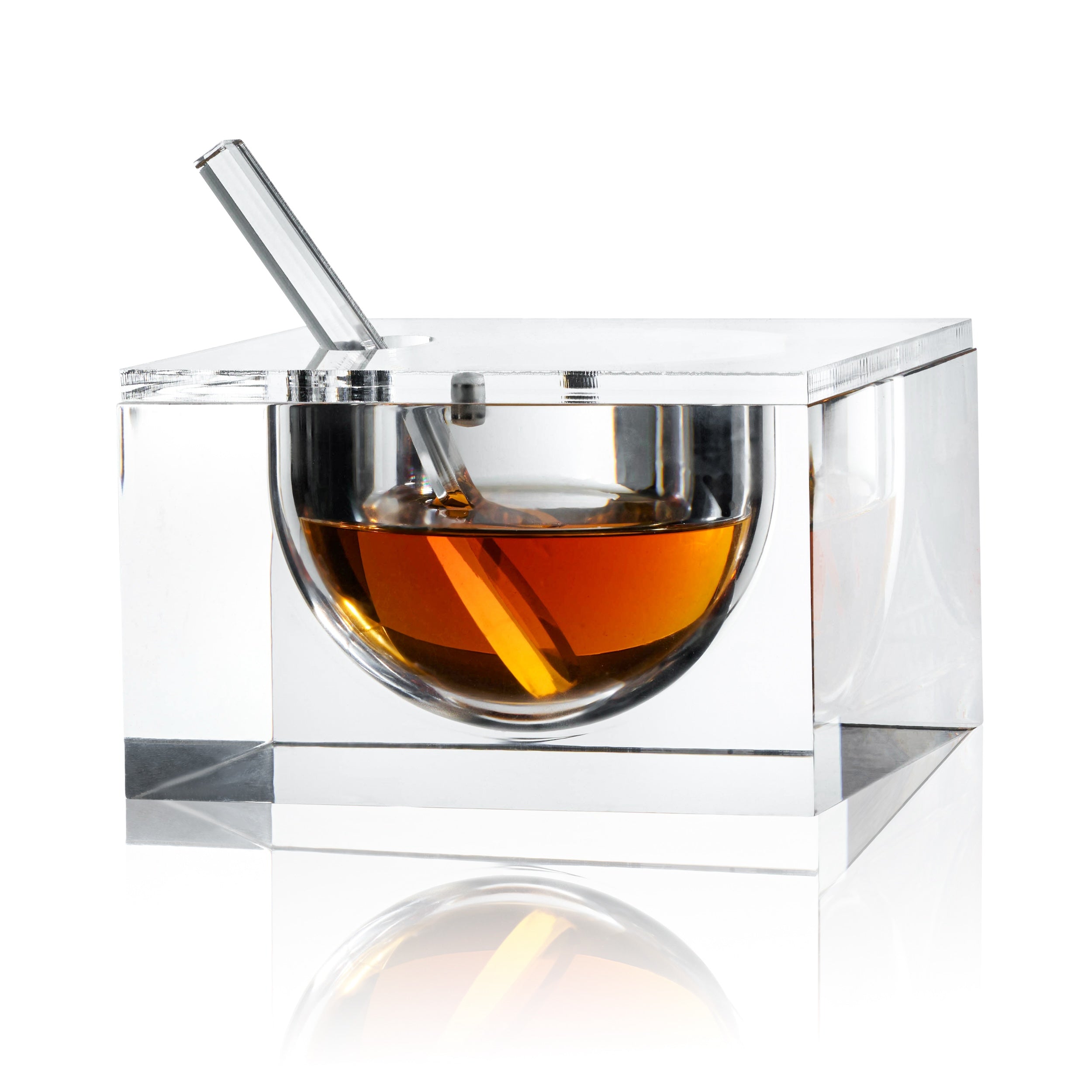 Sophisticated Lucite Honey Dish