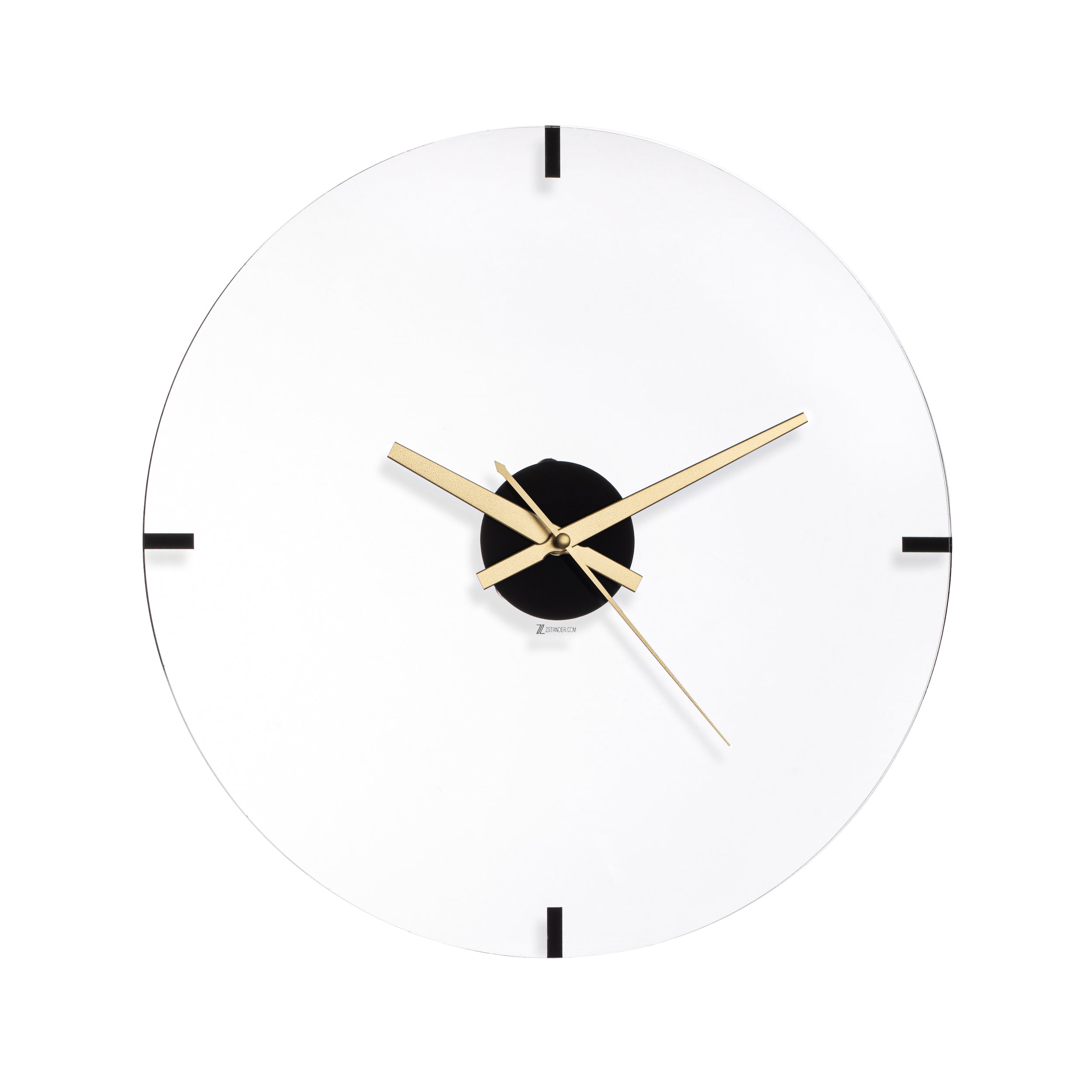 Sleek Monogrammed Wall Clock