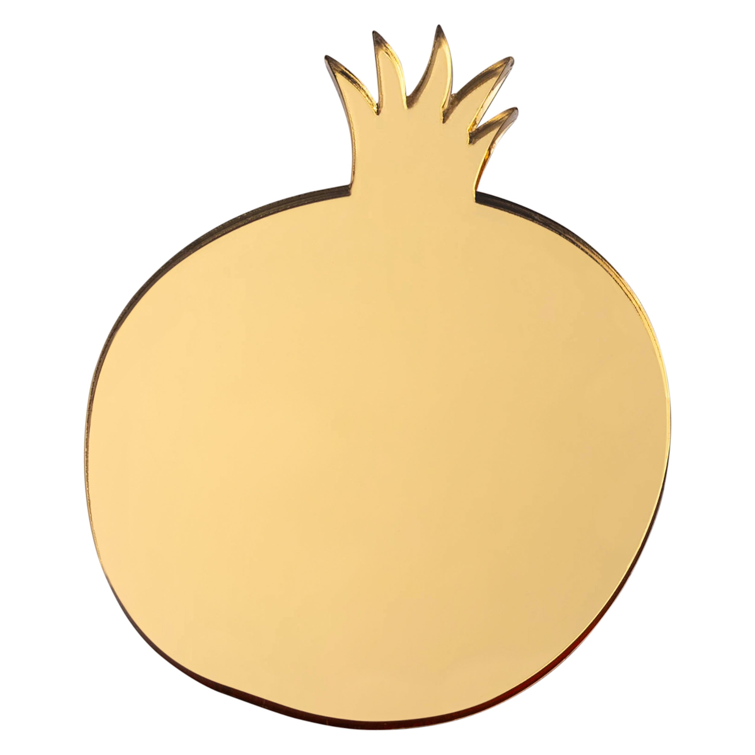Lucite Pomegranate Coasters (Set of 4)