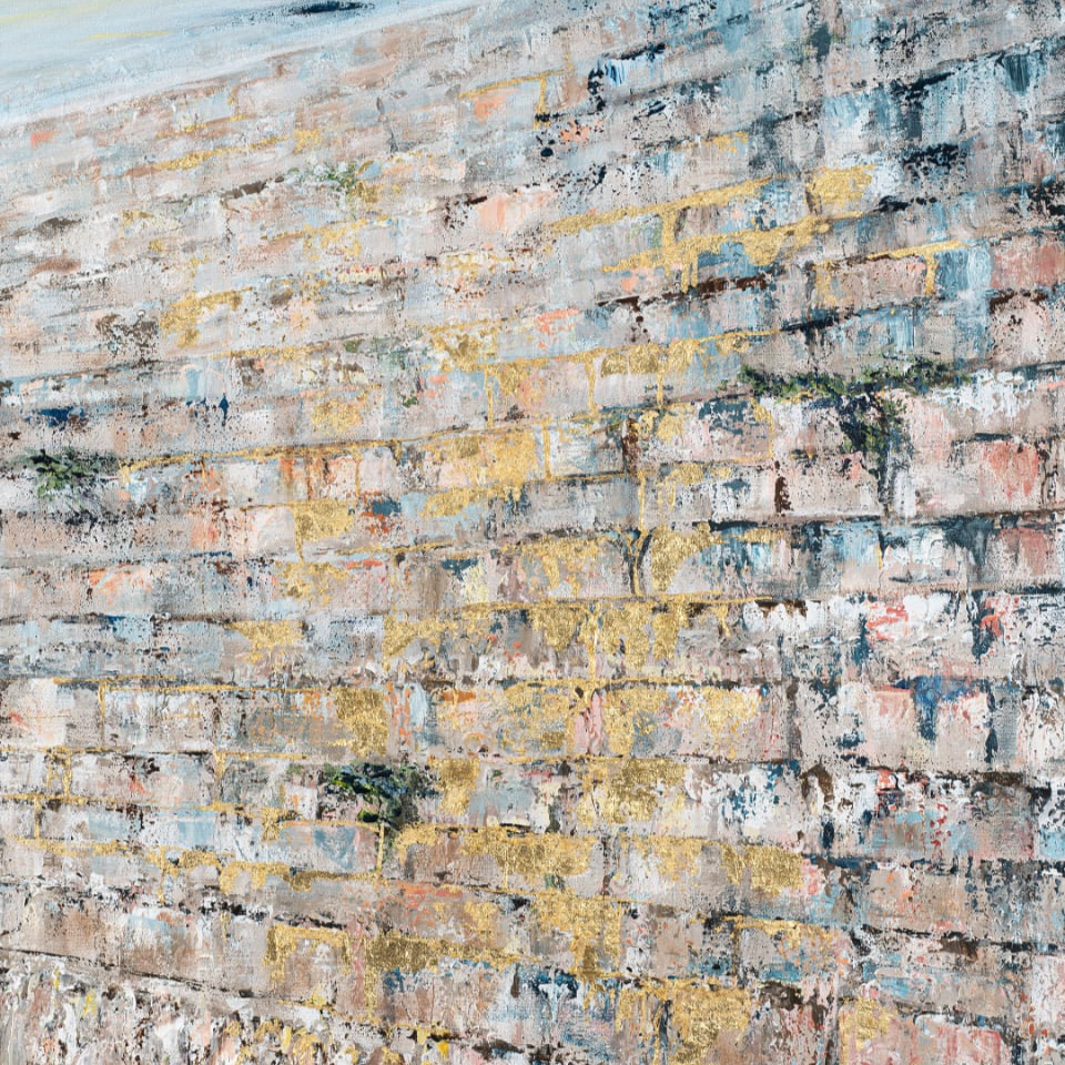 Vibrant Jerusalem Kosel Painting