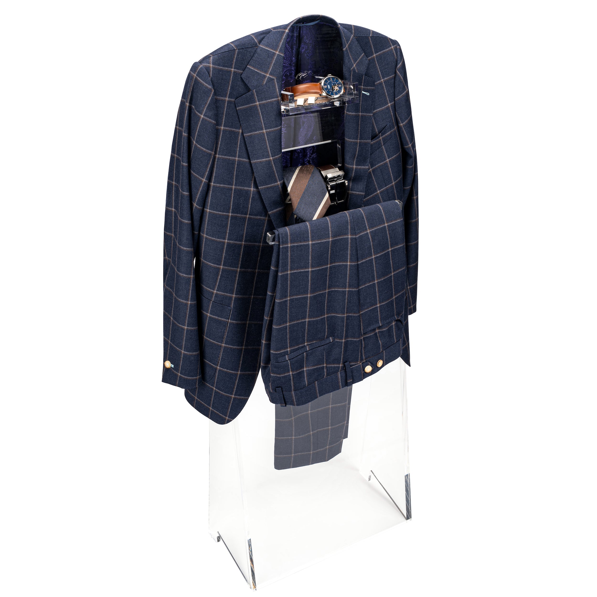 Lucite Clothing Valet