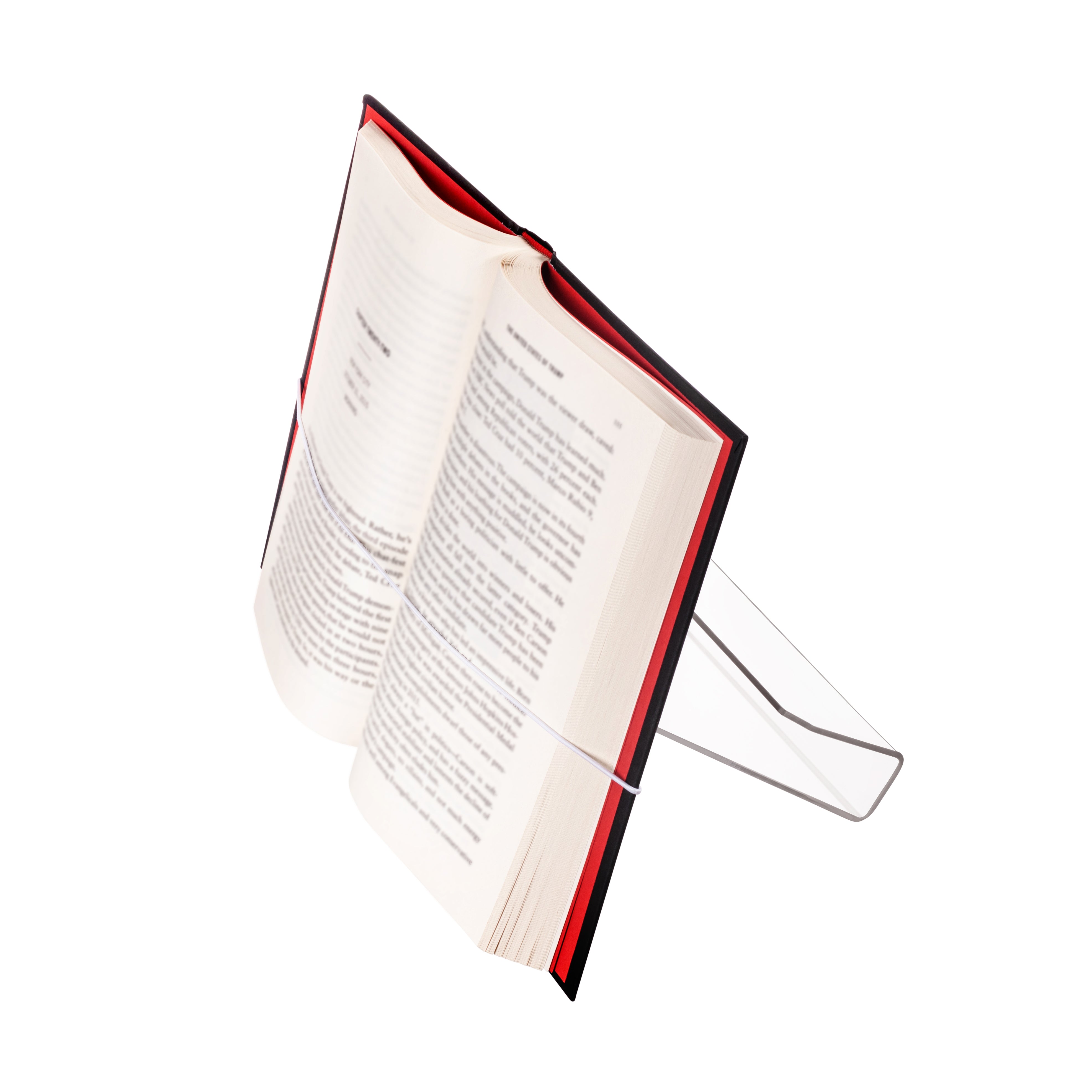 Hans fre book reader with a book on a white background - Zstander