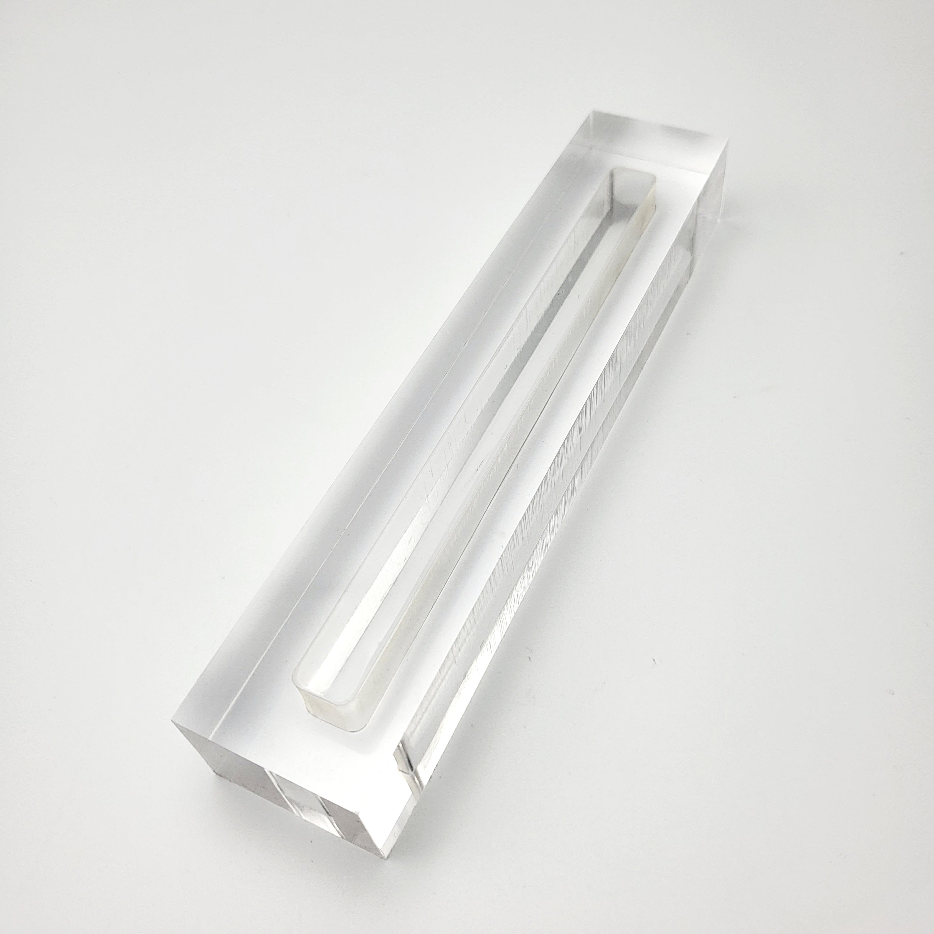 Striking Mezuza Case (clear)