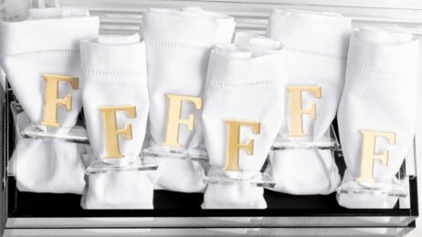 Linen Napkin & Ring Gift Set