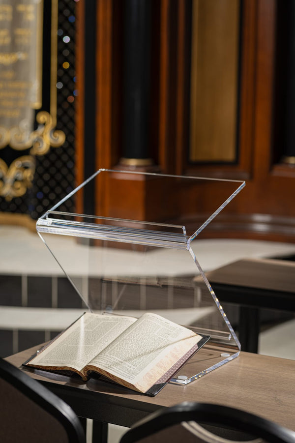 Lucite Tabletop Shtender (Standing & Sitting)