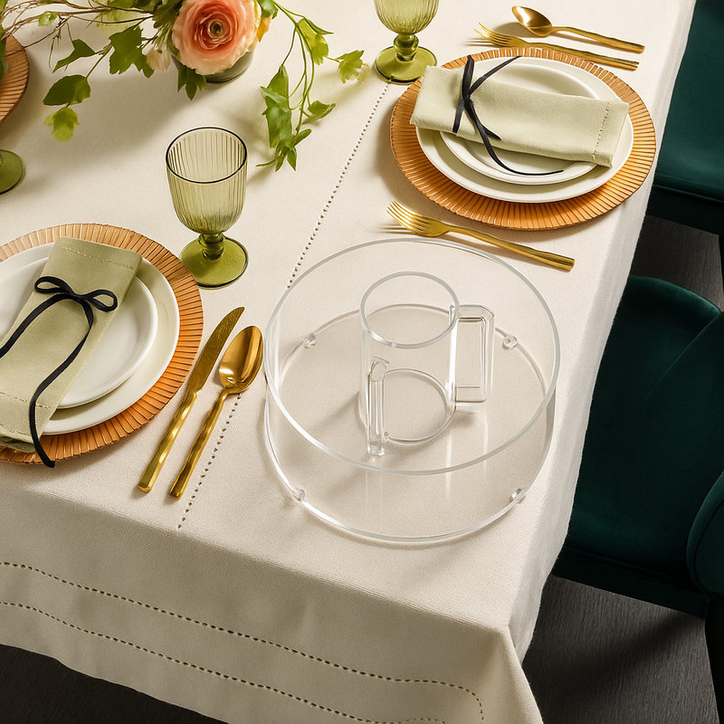 Lucite Netilas Yadayim Washing Cup and Bowl Set