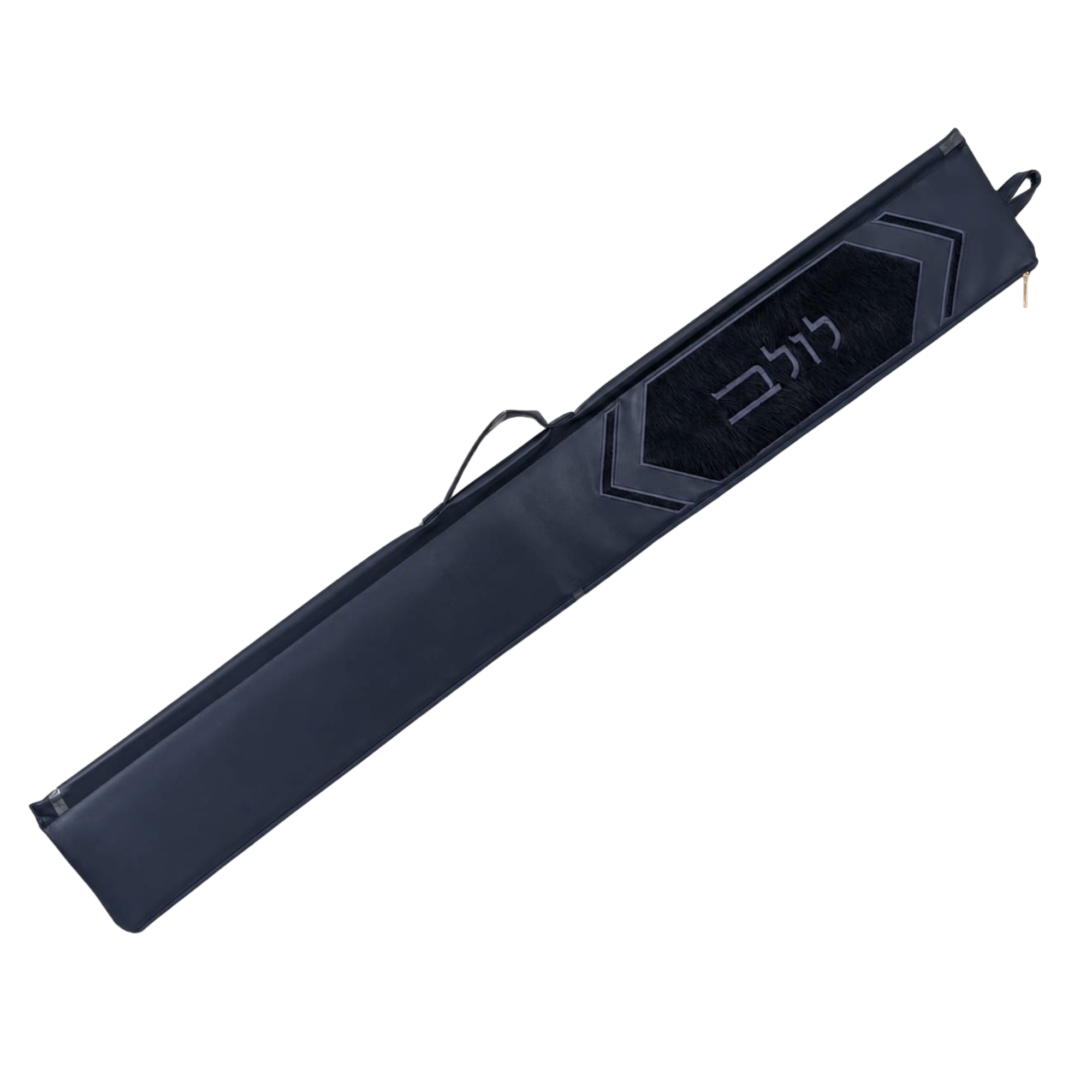 Navy Lulav case with a brand logo on a white background - Zstander