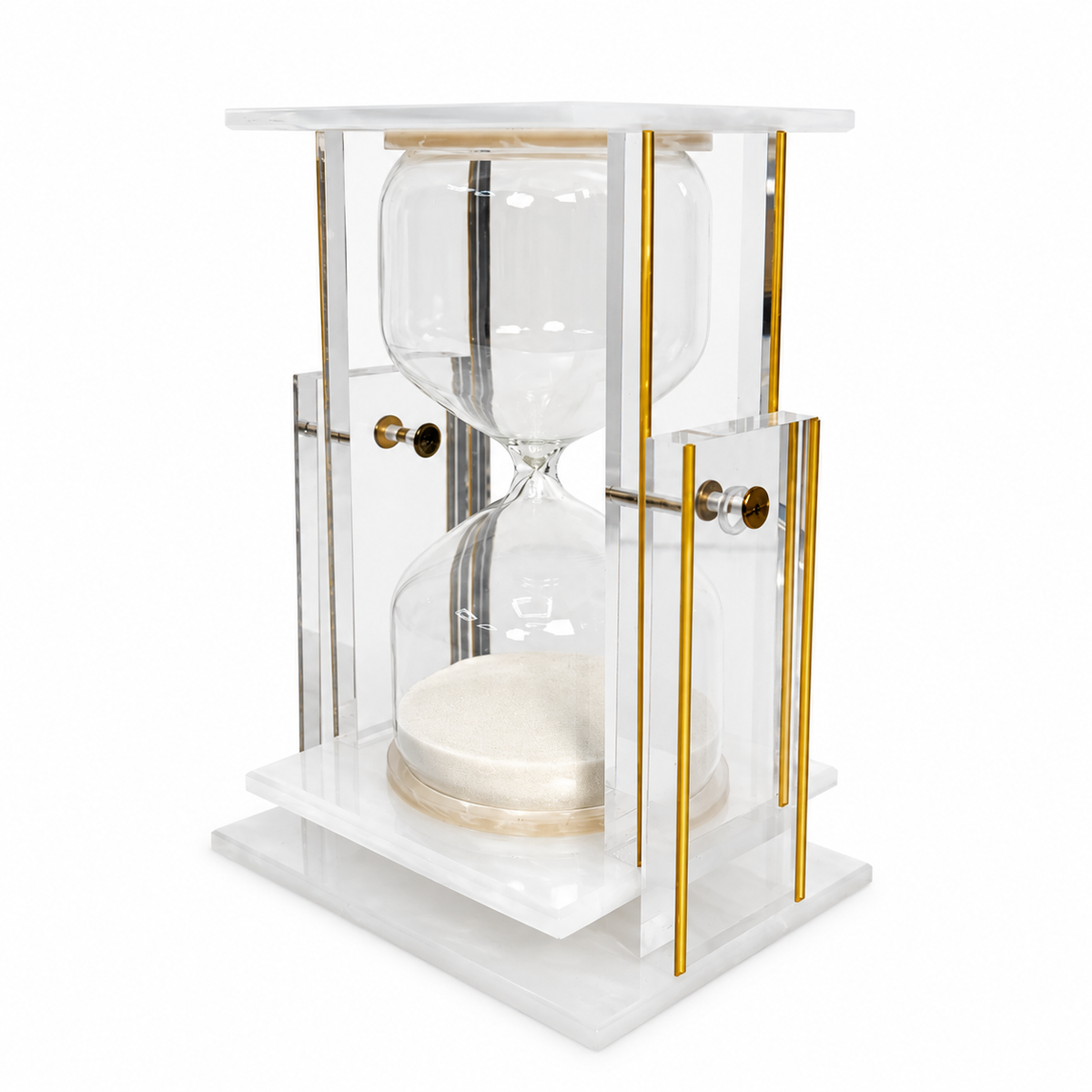 Chanukah 30 Minute Pearl Marble Sand Timer