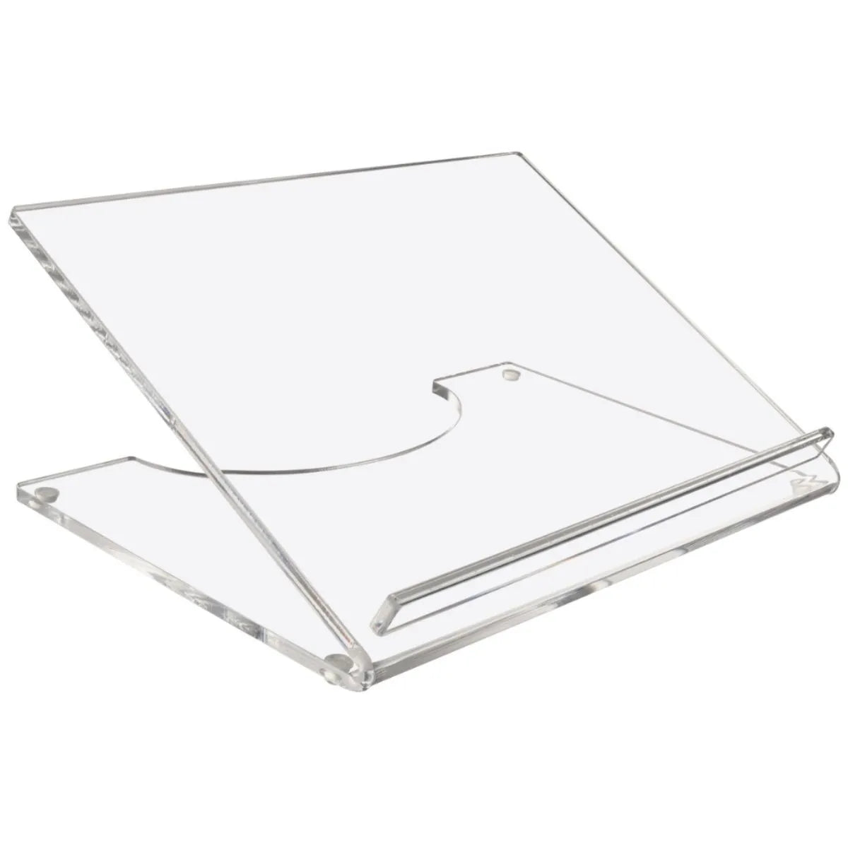 Clear tabletop shtender on a white background - Zstander