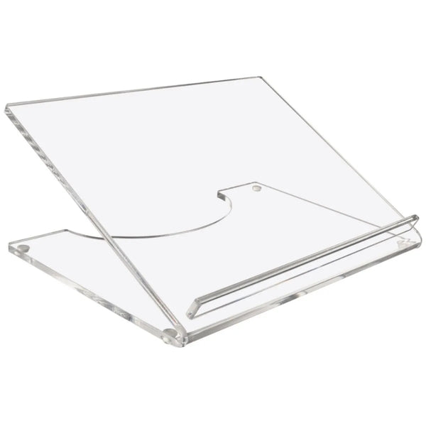Clear tabletop shtender on a white background - Zstander
