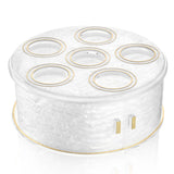 3 Tier Ke'arah Seder Plate with Sliding Doors