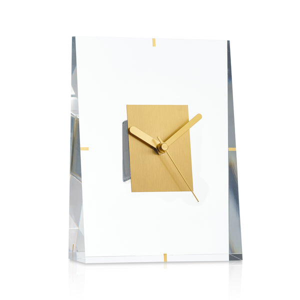 Elegant Lucite Desk Clock