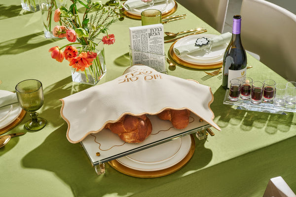 Exquisite Challah Board with Adjustable height -Wave
