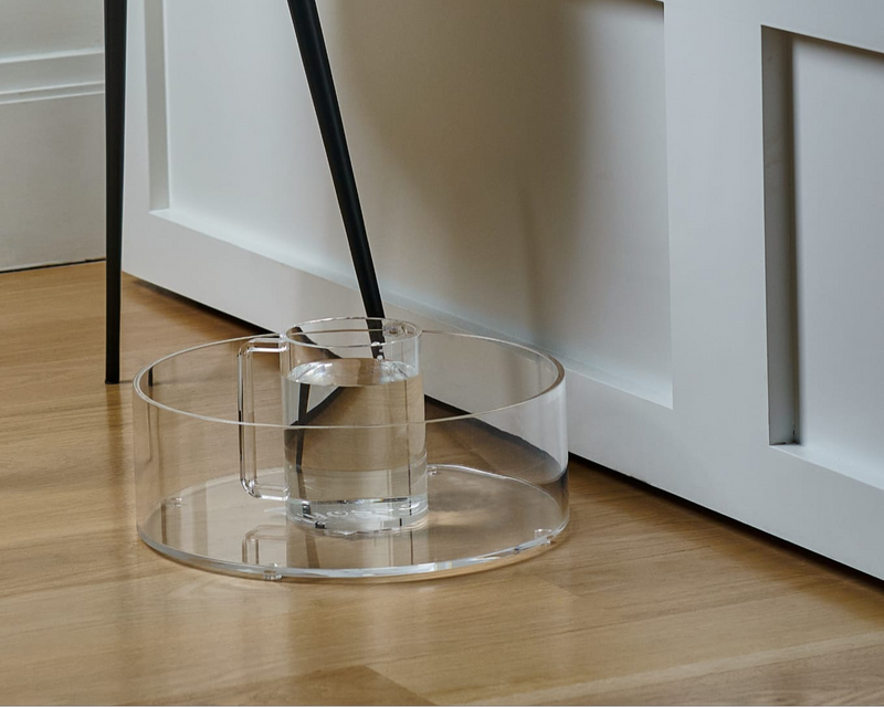 Lucite Netilas Yadayim Washing Cup and Bowl Set