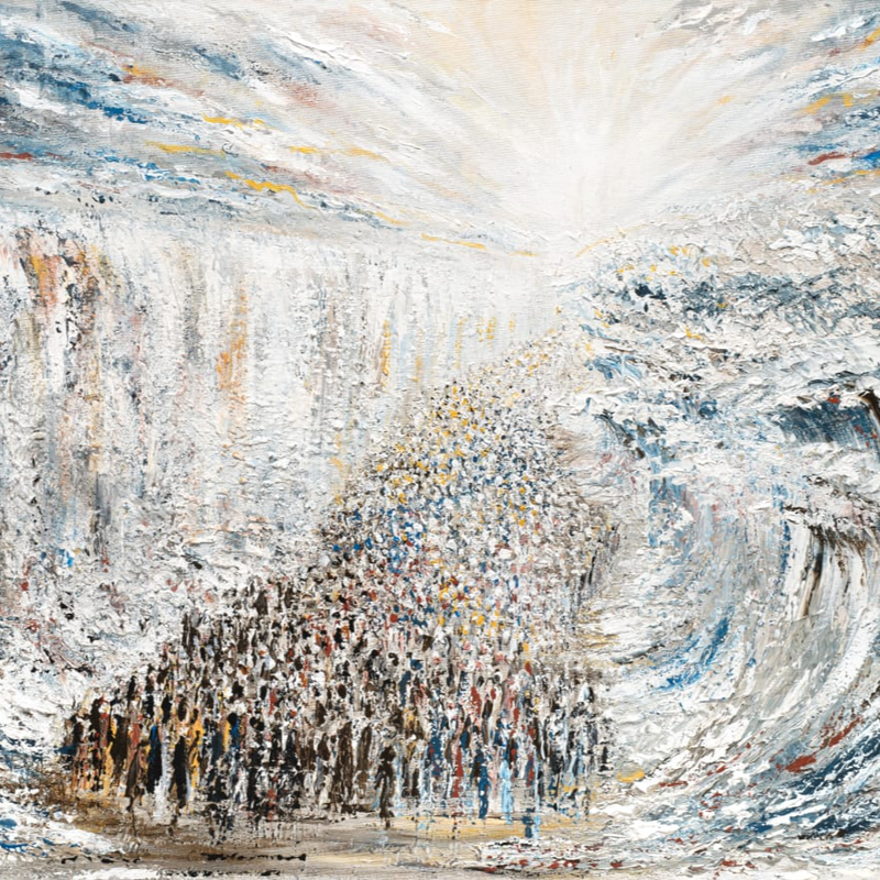 Kriyas Yamsuf / Splitting of the Sea Wall Art