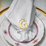 Monogrammed Lucite Napkin Rings (1 Letter)