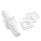 Square Napkin Rings (White)