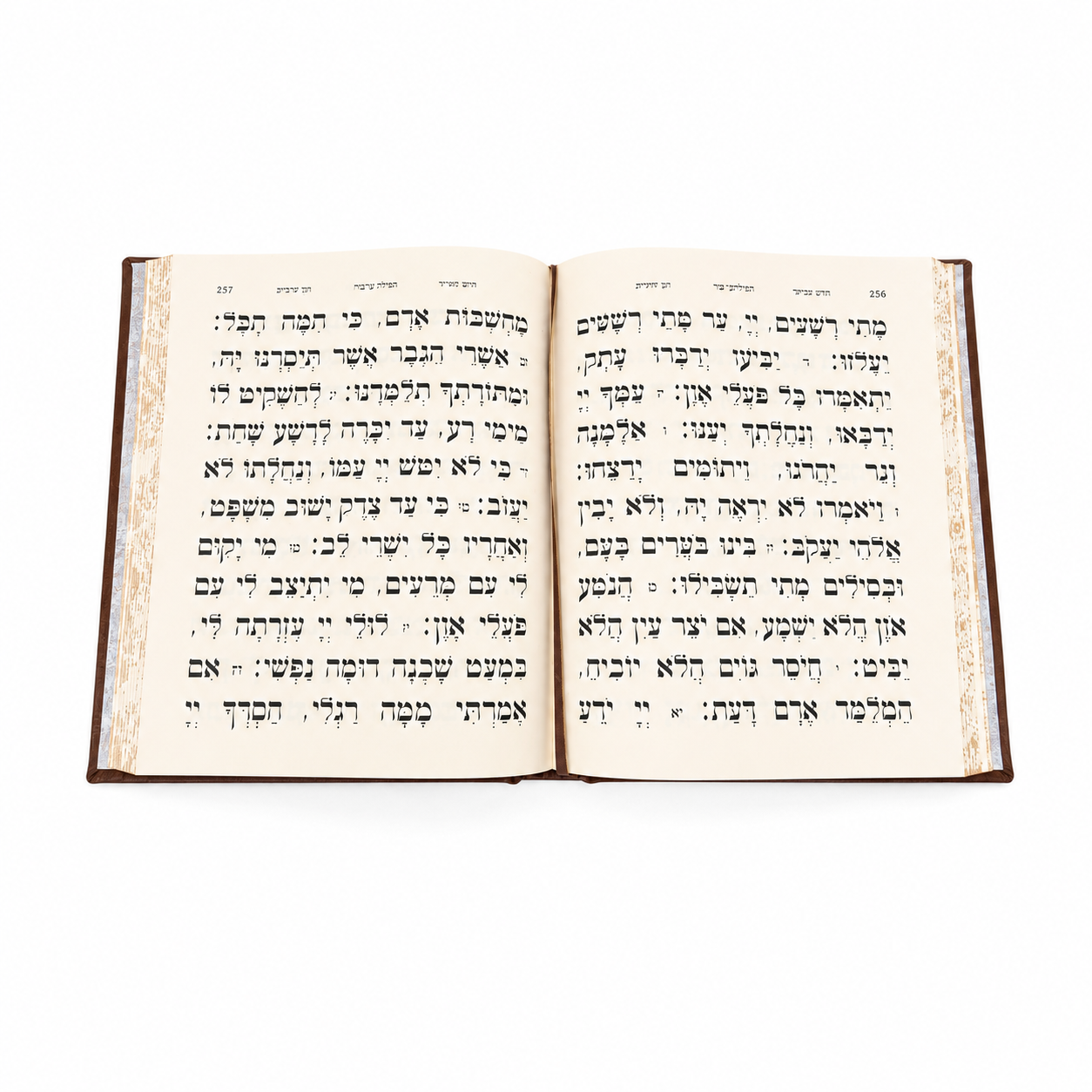 Open sefer tehillim with text on a white background - Zstander