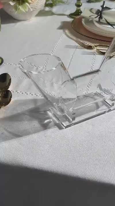 dual spout washing cup -  how to use