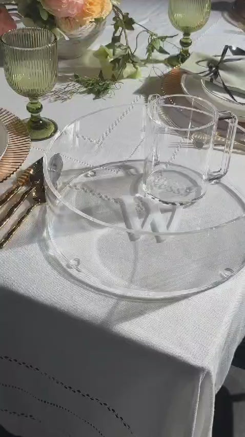 Washing bowl & cup Set on a table