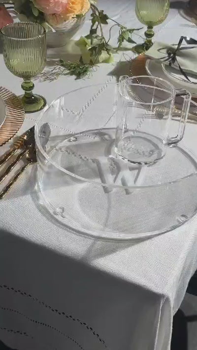 Washing bowl & cup Set on a table