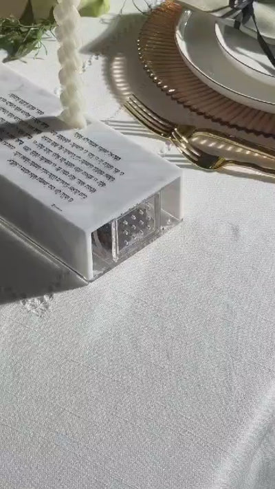 Zstander Havdalah set on a table