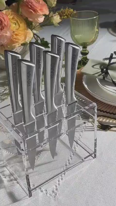 video of steak knife set