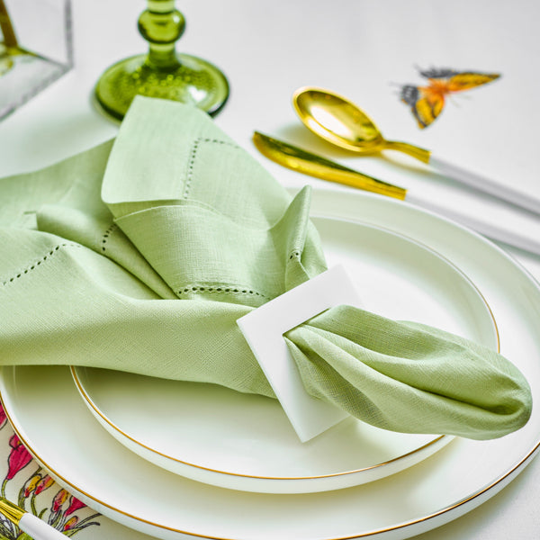 Square Napkin Rings (White)
