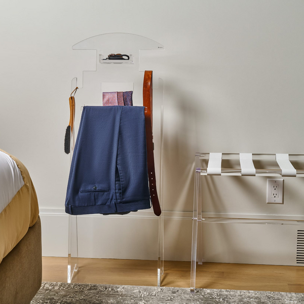 Lucite Clothing Valet