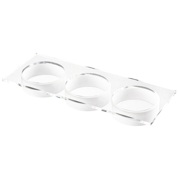 Lucite 3 Dip Tray