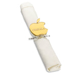 Personalized Apple Napkin Rings