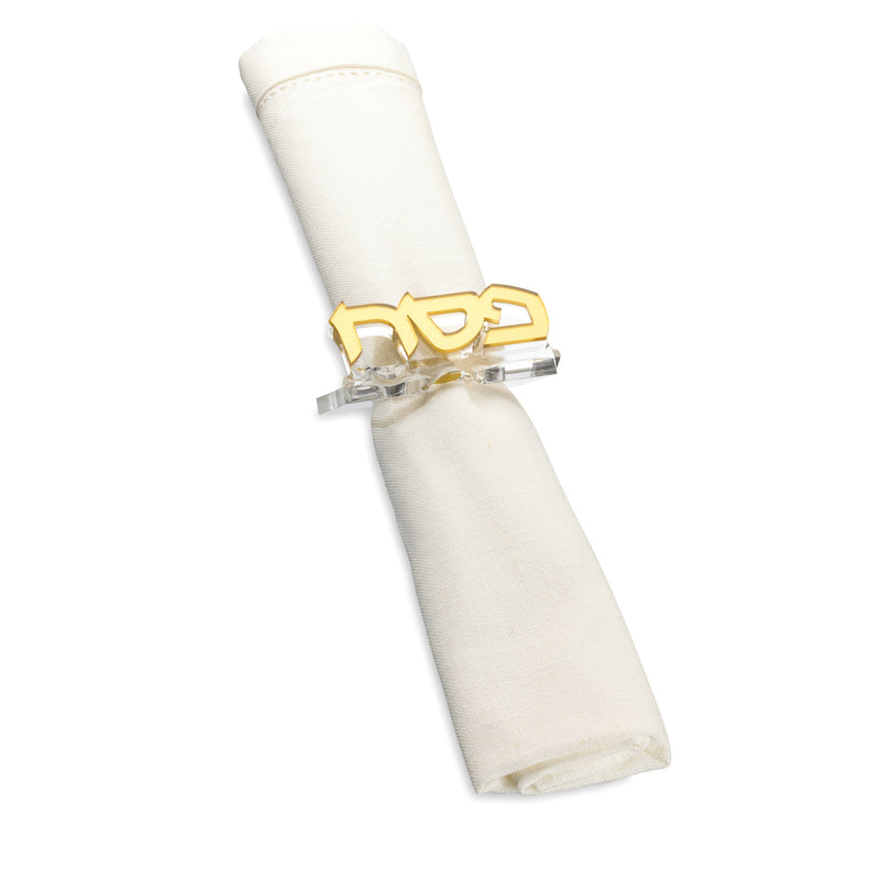 Pesach Lucite napkin rings