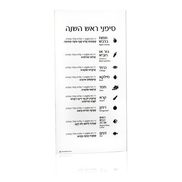 Rosh Hashanah Simanim Cards