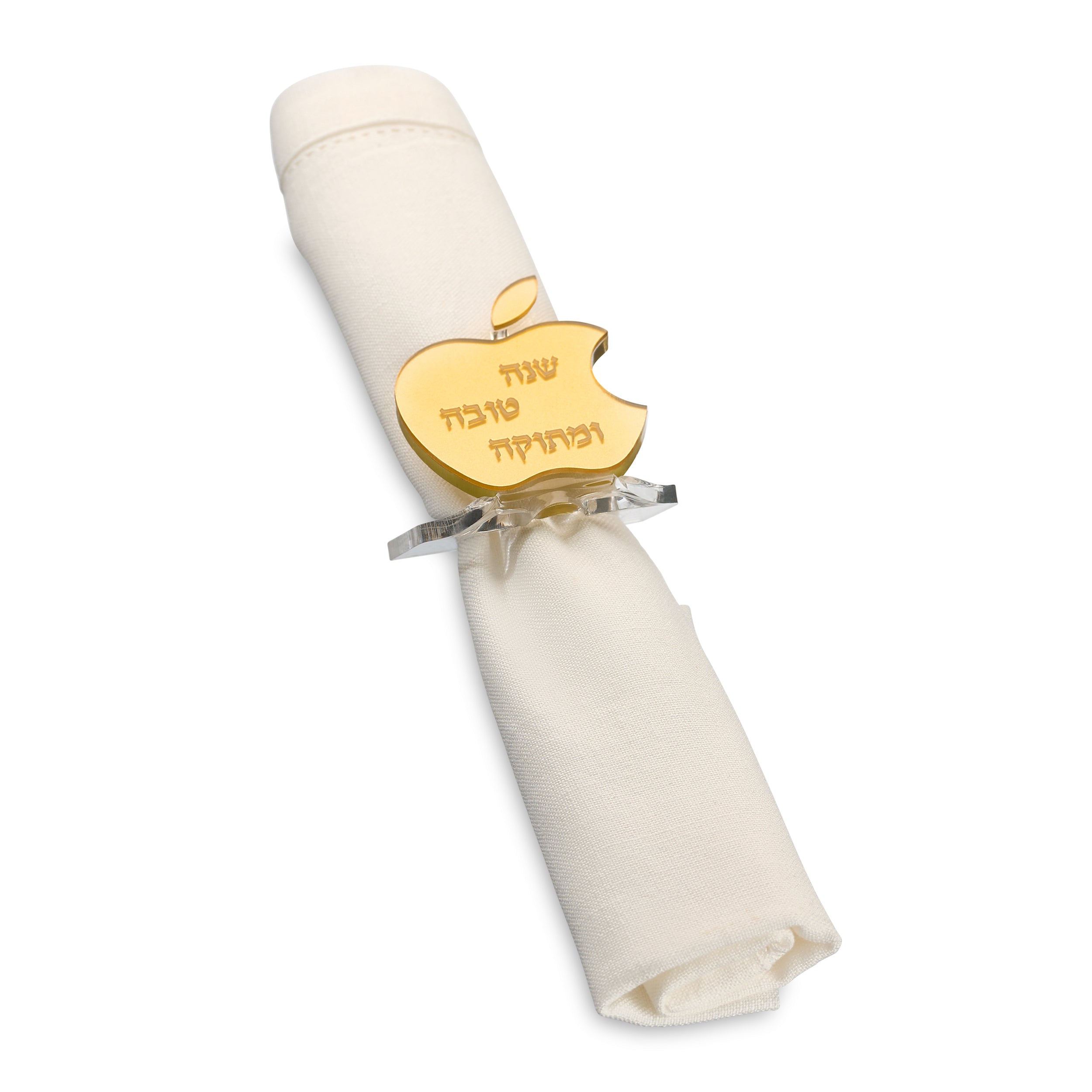 Apple Shana Tova Napkin Rings