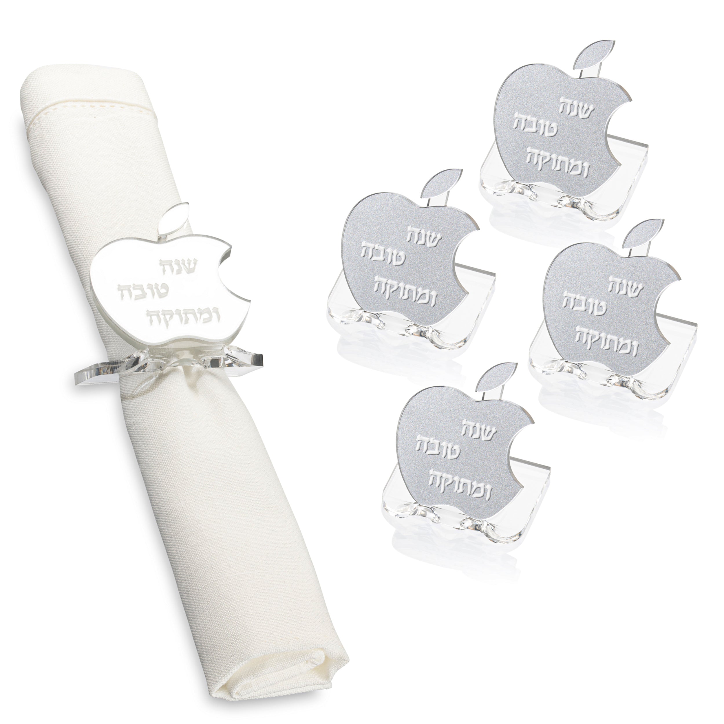 Apple Shana Tova Napkin Rings