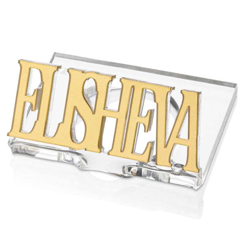 Monogrammed Lucite Napkin Ring 4 individual names