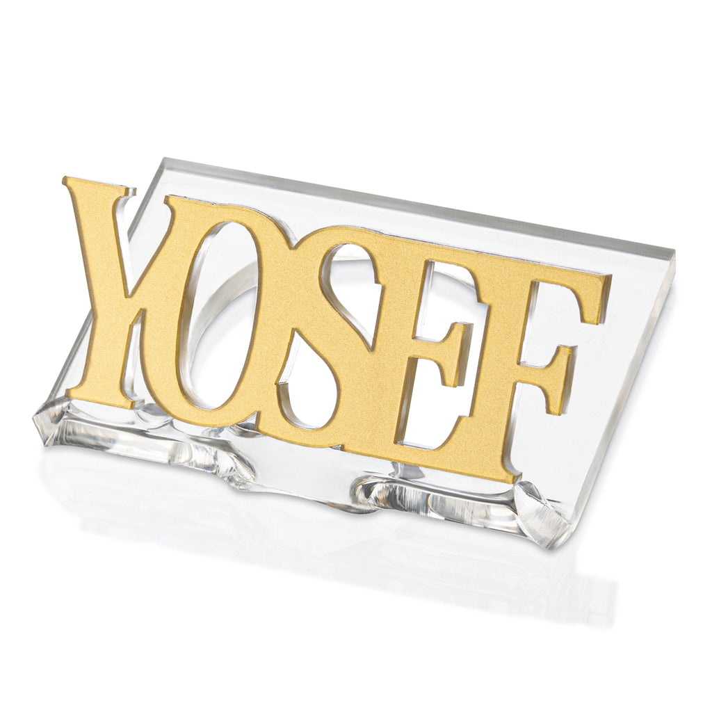 LETTER Y NAPKIN RING - Silver