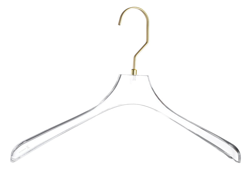 Traditionally Curved Lucite Hangers